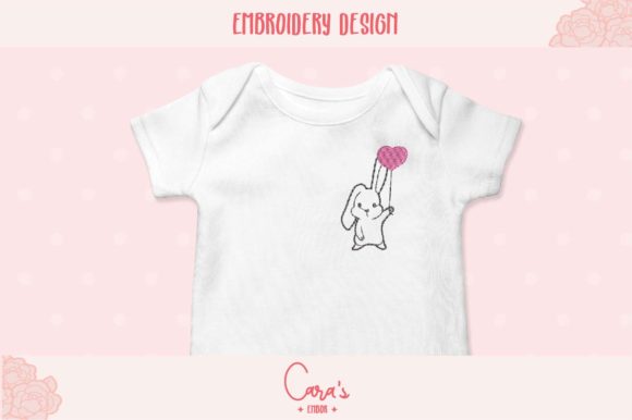 Bunny with Balloon Embroidery Review