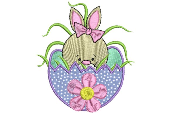 Easter Delight Bunny Applique 2: A Charming Addition