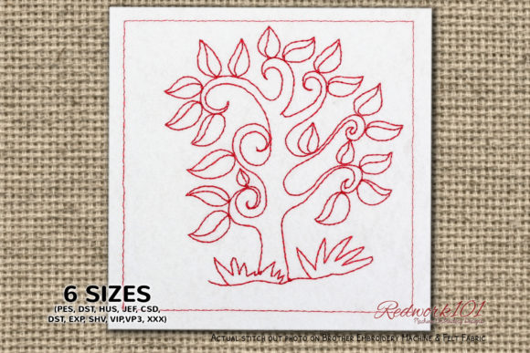 Family Tree Pattern Bluework: A Craft Fair Gem