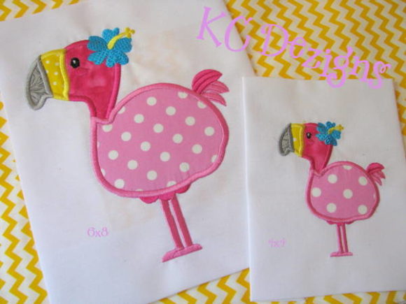 Flamingo with Flowers Applique Review