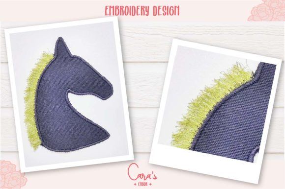 Horse Patch with Fringes Embroidery Review