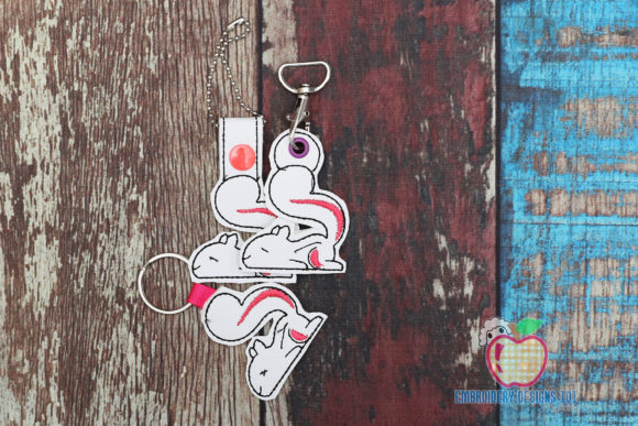 Lazy Squirrel ITH Key Fob Pattern Review