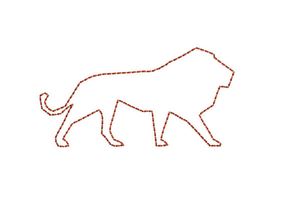 Lion Bean Stitch Embroidery Review