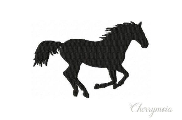 Running Horse Silhouette Embroidery Review